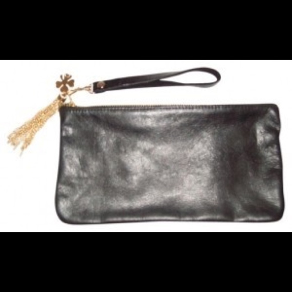 Moss Mills wristlet Clover charm anthropologie